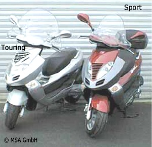 Zubehr fr 125/250/500 Scooter